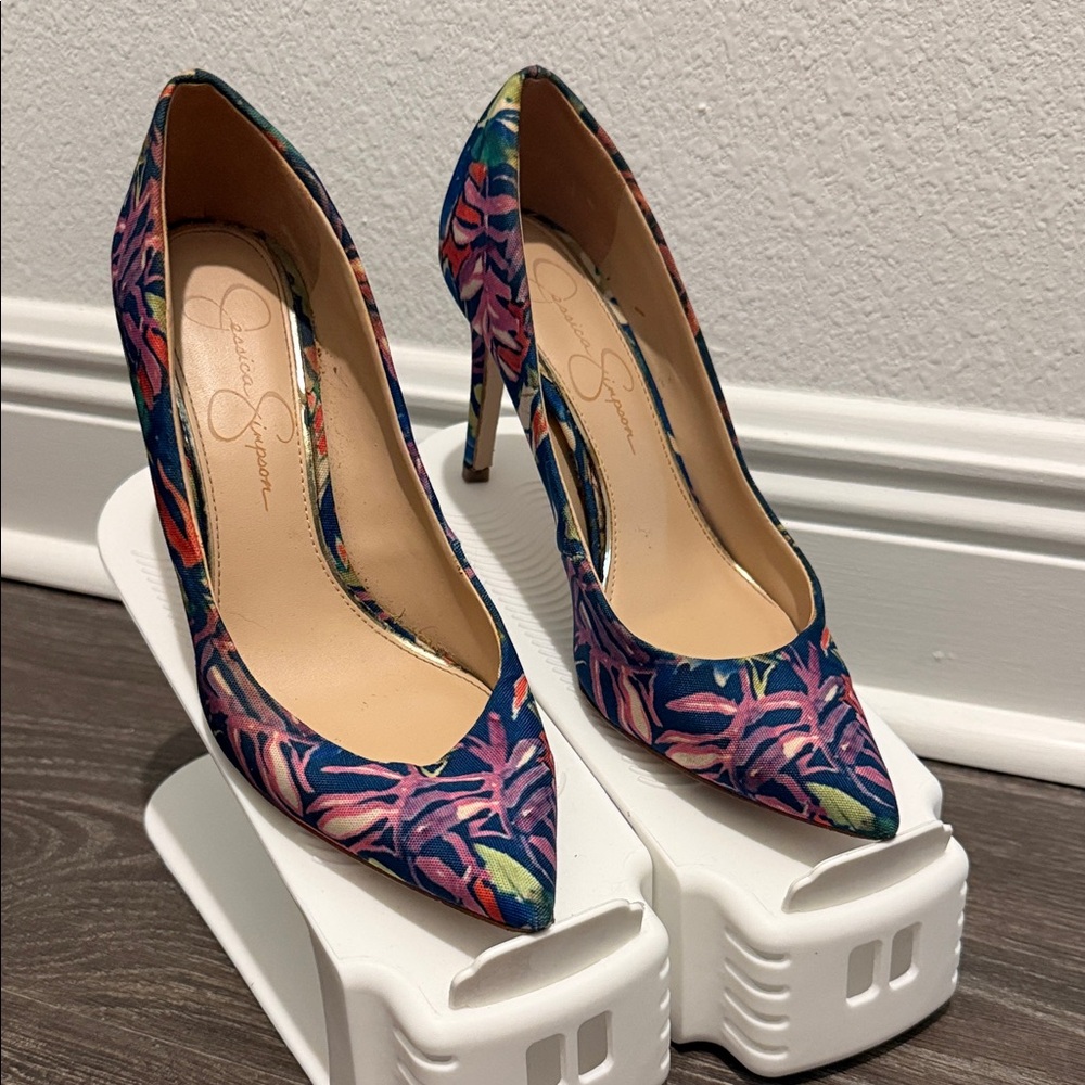 Jessica Simpson Vibrant Patterned Heels